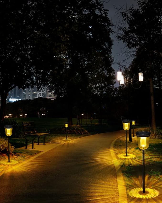 Solar Path Lights, Outdoor Walkway LED