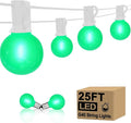 Christmas Patio String Lights, 25ft 40 LED Waterproof
