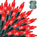 50 LED Christmas Twinkle Lights, 16ft Waterproof for Yard