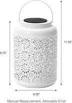Flower Solar Lanterns, Waterproof LED Patio Lights