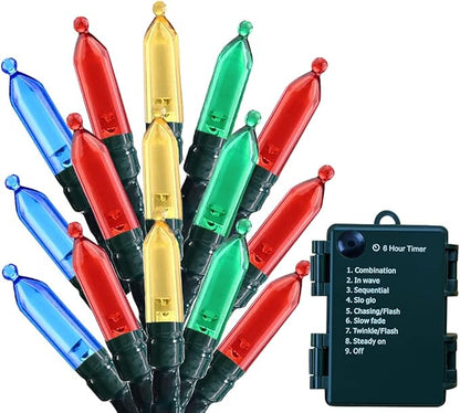 Christmas Fairy Lights, 50 LED Battery Twinkle Lights