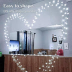 16ft White Outdoor Edison String Lights, Weatherproof