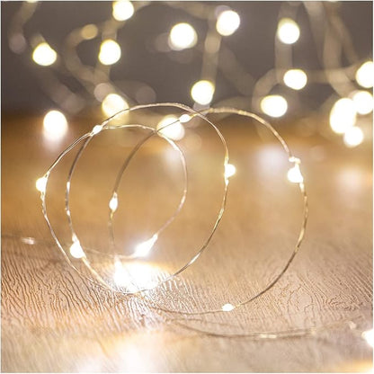 Christmas Fairy Lights, 8ft Battery Twinkle Lights