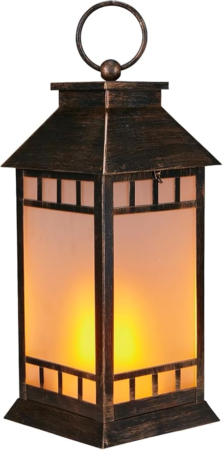 Garden Solar Patio Lanterns, Elegant Waterproof LED