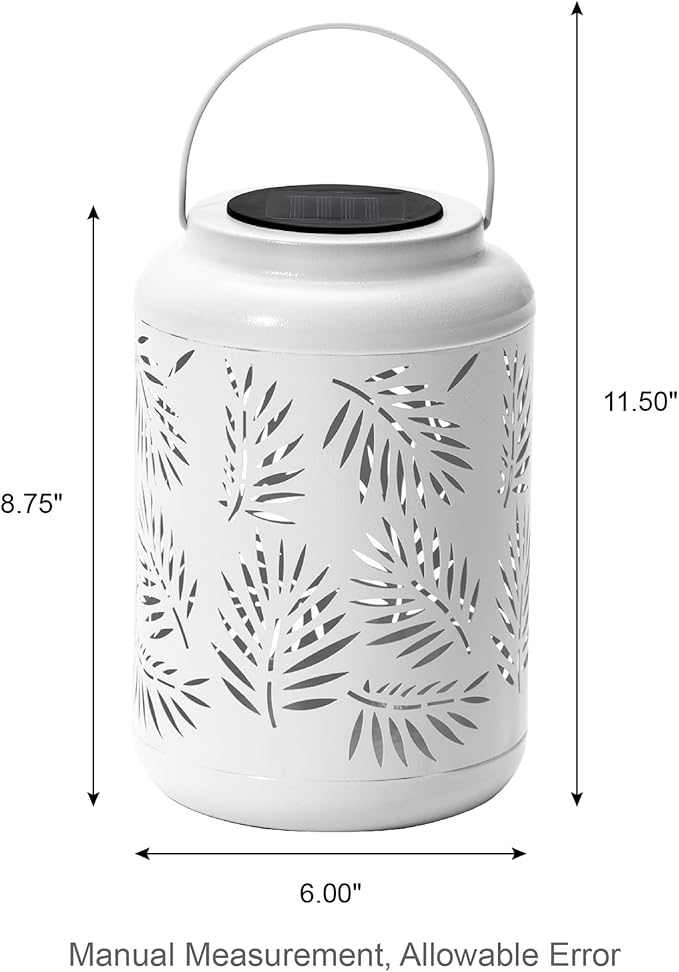 Solar Garden Lanterns, Porch Hanging LED Decor