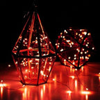 Outdoor String Lights, 10ft Red Waterproof LED