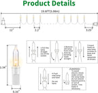 Christmas Fairy Lights, 6ft Battery Twinkle Lights