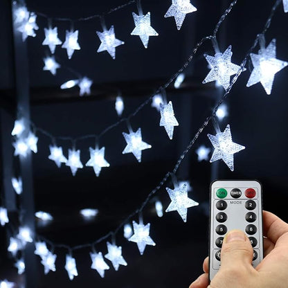 Christmas Backyard String Lights, 50 LED Waterproof