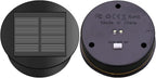 2-Pack Garden Solar Lanterns, Waterproof LED Outdoor Lights