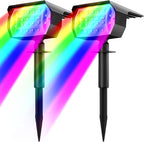 2-Pack Solar Spotlights, Wall Lights