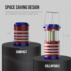 Solar Hanging Lanterns 4-Pack, Yard Hanging LED Decor