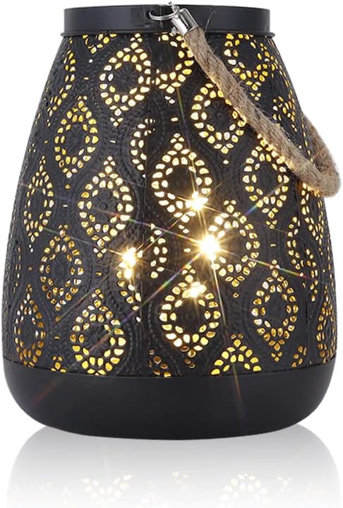 Moroccan Solar Lanterns, Waterproof LED Yard Lights