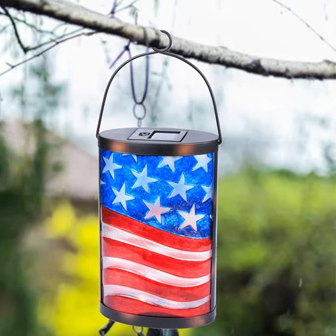 Decorative Garden Solar Lanterns for Patio, Waterproof LED