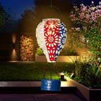 Garden Solar Lanterns, Waterproof LED Backyard Lights
