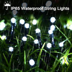 200 LED Christmas Twinkle Lights, 72ft Waterproof for Yard