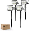 4-Pack 28 LED Solar Garden Spotlights, Waterproof