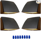 Solar Dock Lights 4-Pack, Waterproof LED