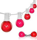 25ft Christmas LED String Lights, Waterproof Timer Lights