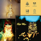 Solar Mason Jar Lights, 30 LED Fairy Firefly