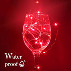 15-Pack Christmas String Lights, 6ft 20 LED Waterproof Twinkle Lights