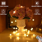 10ft Edison Bulb Patio String Lights, Waterproof