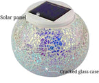Mosaic Solar Lawn Figurine Light, Waterproof