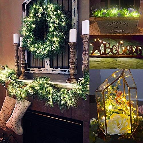 Christmas Twinkle Lights, 3ft Waterproof for Patio