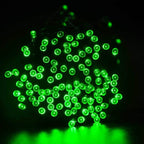 Green Christmas Lights, 66ft LED Timer