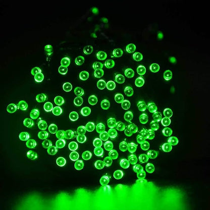 Joomer Green Battery String Lights, 66ft 200LED Fairy Lights Battery Operated Timer 8 Modes Waterproof for Outdoor St. Patrick's Day Christmas Trees Decoration