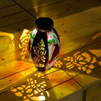 Classic Cardinal Solar Lanterns for Porch, Waterproof LED