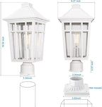 Upgraded Solar Post Cap Lights for Deck, LED