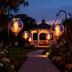 Courtyard Solar Hanging Lanterns, Classic Garden Decor