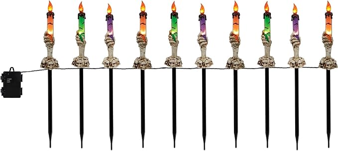 Battery Halloween Chain Lights, Timer