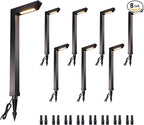 8-Pack Solar Landscape Lights for Garden