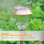 6-Pack Solar Landscape Lights for Yard