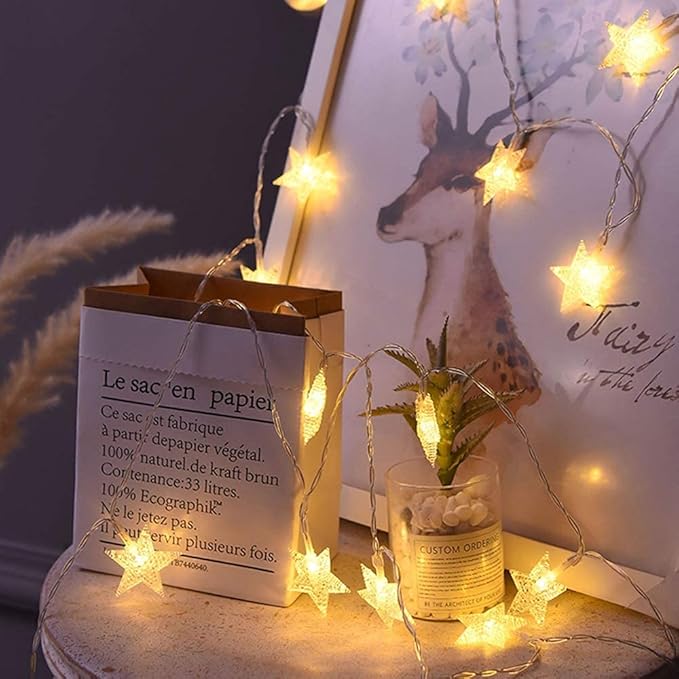 Christmas String Lights, 20ft 40 LED Waterproof Twinkle Lights