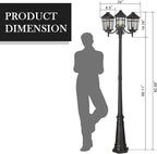 Outdoor Post Lighting Fixture, Weatherproof Post Light