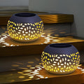 2-Pack Garden Solar Lanterns, Waterproof LED Backyard Lights