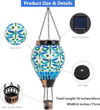 Solar Dragonfly Lanterns, Patio Hanging LED Decor