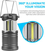 4-Pack Garden Solar Lanterns, Waterproof LED Yard Lights