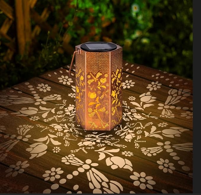 Dragonfly Solar Outdoor Lanterns, Charming Waterproof LED
