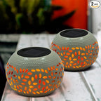 Elegant Hanging Solar Lanterns for Backyard, Waterproof LED