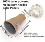 Solar Cork Lights 10-Pack, 10 LED Wine Bottle