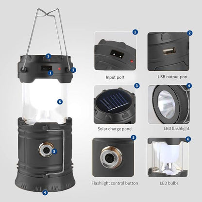 Portable Rechargeable Lantern, Emergency LED
