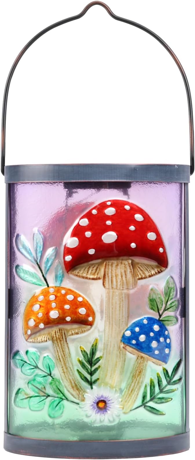 Mushroom Solar Lantern Set, Elegant Patio Lighting