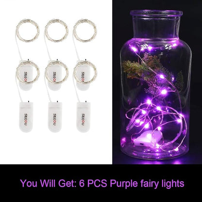 Christmas Porch String Lights 6-Pack, 3ft Waterproof
