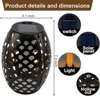 Courtyard Solar Lanterns, Waterproof LED Outdoor Lights