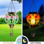 Hummingbird Solar Yard Lanterns, Rustic Waterproof LED