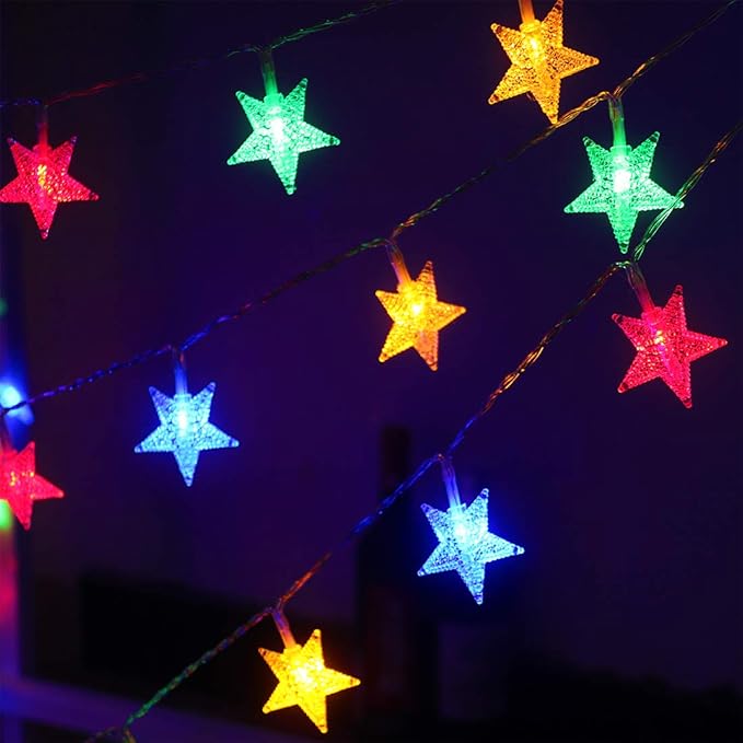 Christmas Porch String Lights, 4ft 50 LED Waterproof