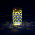 Mosaic Solar Lantern Set, Charming Outdoor Lighting